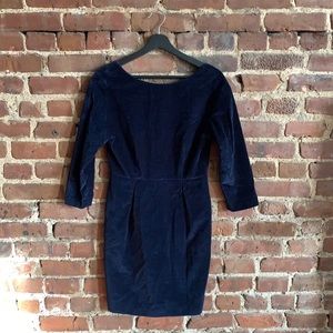 Steven Alan Velvet Scoop Back Dress